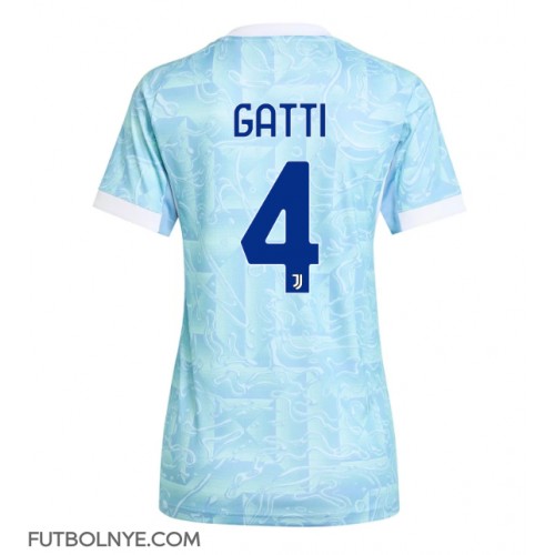 Camiseta Juventus Federico Gatti #4 Visitante Equipación para mujer 2025-26 manga corta